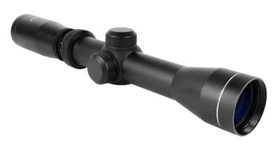 AIM Sports 2-7x 32mm Scout Rifle/Pistol Scope, Duplex Reticle, Anodized, Black