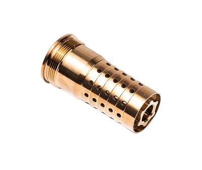 Q LLC Cherry Bomb Muzzle Brake, 8.6 Blackout, 1.64 in. OAL, 17-4 Stainless Steel