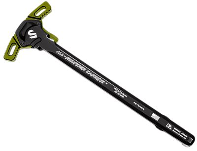 Lead & Steel Charging Handle for AR-15/M16, Type 3, OD Green, Hard Anodized, 7075-T6 Aluminum