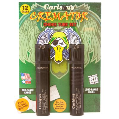 Carlsons Cremator Choke Tube for Beretta Optima HP, 12 Gauge, Mid/Long Range, Non-Ported, 17-4 Stainless Steel