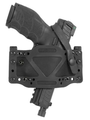 Limbsaver CrossTech IWB/OWB Holster for Most Handguns, Ambidextrous, Black, Polymer