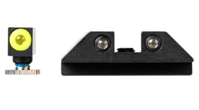 Tapco Tritium Sight for Glock 17/17/19/22-28/31-35/37-39/45/48, Black Frame