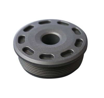 SilencerCo 30 Cal Bravo Front Cap, Titanium, Matte Black