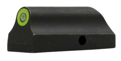 XS Sights Standard Dot Revolver Front Sight for Ruger, Black, Green Tritium Green Outline