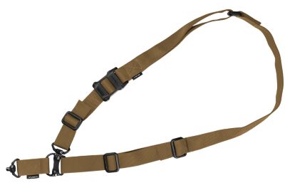 Magpul MS4 QDM Nylon Adjustable 1 or 2-Point AR Platform Rifle Sling, 48 to 60 in., Coyote Tan