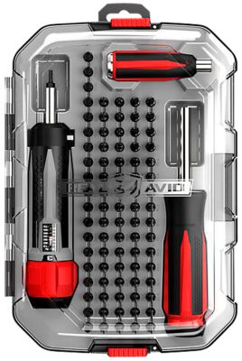 Real Avid/Revo Smart-Torq & Driver Master Set, Universal Firearm, Black Oxide, 83 pc.