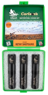 Carlsons Delta Waterfowl Choke Tube for Retay, 12 Gauge, Mid/Long/Close Range, 17-4 Stainless Steel