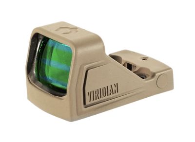Viridian RFX11 Sight, Flat Dark Earth, 1x, 16mm x 22mm, 3 MOA, Green Dot