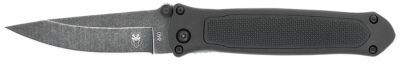 CobraTec Knives 3.25 in. Quick Strike Drop Point Folding Knife, Plain Stonewashed 440 SS Blade, G10 Handle
