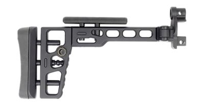 Samson S.A.S Folding Stock w/ MP5K End Cap, Black, Aluminum