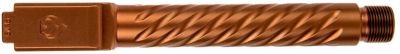 Ballistic Advantage 9mm Luger Premium Series Barrel for Glock 17 Gen5, 1/2 in. x 28 Thread, Spiral Fluted, Threaded, Copper