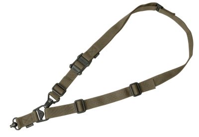 Magpul MS3 Gen2 Single QD Nylon Adjustable 1 or 2-Point Rifle Sling, 48 to 60 in., Ranger Green