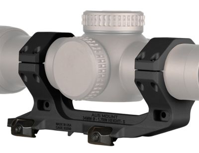 Reptilia AUS Optic Mount, 34mm Tube, 1.70 in., Mil-Spec 1913 Picatinny Rail Mount, Black, 7075-T6 Aluminum