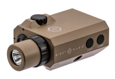 Sightmark LoPro Mini 300-Lumen LED Flashlight and Green Laser Sight Combo, Flat Dark Earth