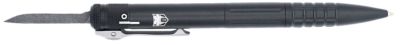 CobraTec Knives Gen II Tactical Pen with D2 Steel Blade and Pocket Clip, Black