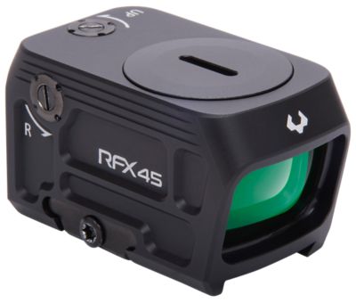 Viridian RFX45 Sight, Black Anodized, 1x, 24mm x 15.5mm, 5 MOA, Green Dot, ACRO/RMR