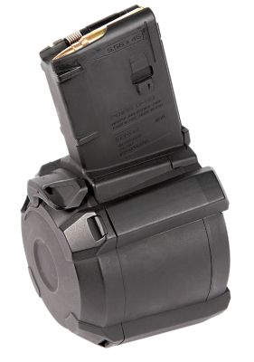 Magpul PMAG GEN M3 60 Round 223 Rem/5.56x45mm NATO Drum Magazine for AR-15/M16/M4, Black, Polymer