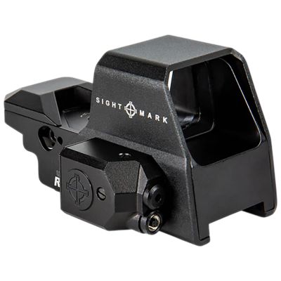 Sightmark Ultra Shot R-Spec Illuminated Green/Red Reflex Sight with Red Laser, 1x 33mmx24mm, Black, Picatinny Rail Mount