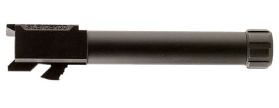 SilencerCo 9mm Barrel, 1/2 in. x 28 Thread, 416-R Stainless Steel, Black
