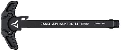 Radian Weapons Raptor LT Charging Handle for Sig MPX, Lightweight, Ambidextrous, Black, Aluminum w/Polymer Overmold