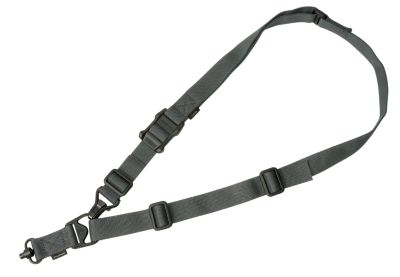 Magpul MS3 Gen2 Single QD Nylon Adjustable 1 or 2-Point Rifle Sling, 48 to 60 in., Gray