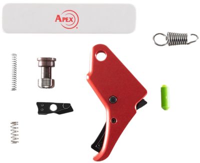 Apex Tactical Action Enhancement Drop-In Trigger & Duty/Carry Kit for S&W M&P Shield, 9mm Luger/40 S&W, Red