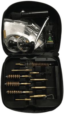 Clenzoil Field and Range Tactical Cleaning Kit for Pistols/Rifles, Black, 17 pc.