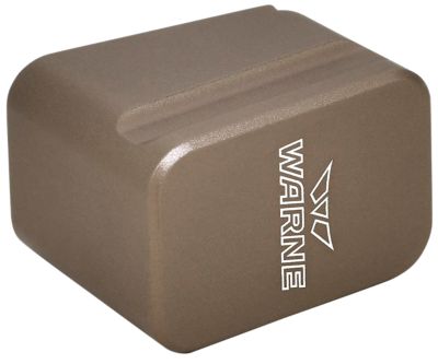 Warne Magazine Extension for Glock 19/23 Magazines, 5 Rounds (9mm Luger), 4 Rounds (40 S&W), 6061-T6 Aluminum, Flat Dark Earth