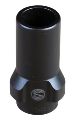 SilencerCo 9mm Luger 3-Lug Muzzle Device, 1/2 in. x 36 Thread, Steel