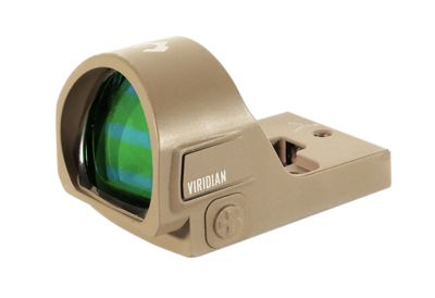Viridian RFX35 Sight, Flat Dark Earth, 1x, 22mm x 26mm, 3 MOA, Green Dot