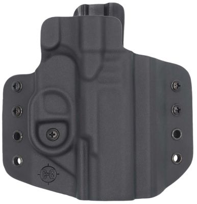 C&G Holsters Covert OWB Holster for Walther PDP 4 in., Right Hand, Black, Kydex