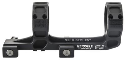 Geissele Automatics AR-15 Super Precision Scope Mount/Ring Combo for AR-15/M4, 30mm Tube, Black Anodized, Aluminum, 05405B