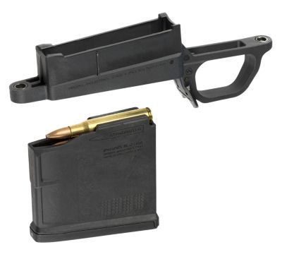 Magpul Bolt Action Magazine Well Hunter 700L Stock, Polymer, Black, Includes PMAG5 AC Magazine, MAG489BLK
