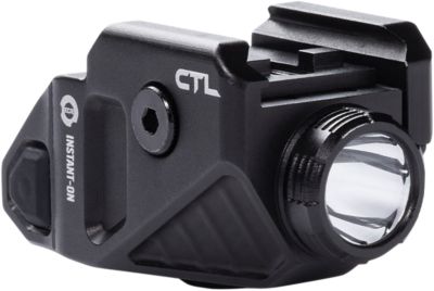 Viridian C Series CTL Tactical Light for Sig Sauer/Taurus/Smith & Wesson, SAFECharge, Black, 120/280/525-Lumen, White LED