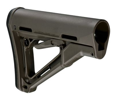 Magpul CTR Carbine Stock for AR-15/M16/M4 with Mil-Spec Tube (Tube Not Included), OD Green, Synthetic