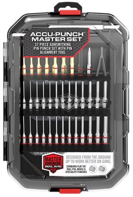 Real Avid/Revo Accu-Punch Master Set for Universal Firearms, Black, 37 pc.