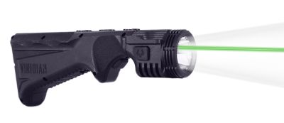 Viridian 4LUX 2K Grip Light, Black, 2,000-Lumen, White LED/Green Laser