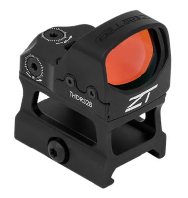 Zero Tech Optics Thrive HD High-Mount Red Dot Sight, 1x 28mmx20mm, 3 MOA Dot, Black, Picatinny Rail/RMR Footprint Mount
