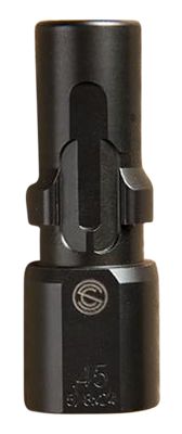 SilencerCo 3-Lug Muzzle Device, 45 ACP, .578 in. x 28 Threads, Black