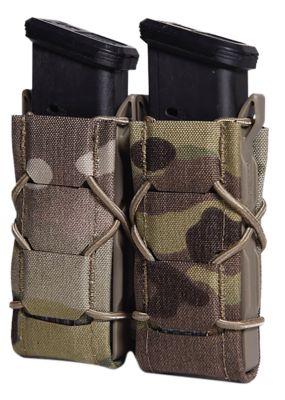 High Speed Gear Taco Gen 2 Double Pistol Pouch, Laminate, MOLLE Mount, Multi-Cam, Nylon