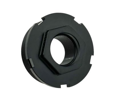 Huxwrx HUB Direct Thread Mount, 5/8 in. x 24 Thread, Inconel, Black