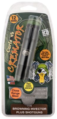 Carlsons Cremator Choke Tube for Browning Invector Plus, 12 Gauge, Close Range, Non-Ported, 17-4 Stainless Steel