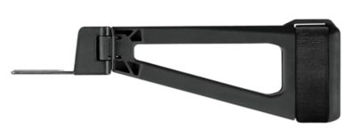 SB Tactical AKTF Left Side Folding Brace for AK-47/AK-74 (Tube Not Included), 11.75 in. OAL, Nylon Strap, Black, Synthetic