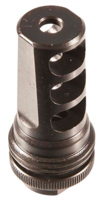 SilencerCo ASR Muzzle Brake, 5.56x45mm NATO, 1/2 in. x 28 Thread, Black, Steel