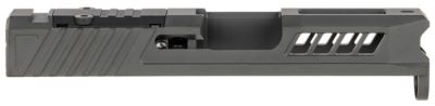 True Precision Inc Axiom Optic Cut Slide for Glock 43, Black DLC, Anodized, 416R Stainless Steel