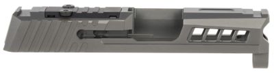 True Precision Inc Axiom Optic Cut Slide for Sig P365, Black DLC, Anodized, 416R Stainless Steel