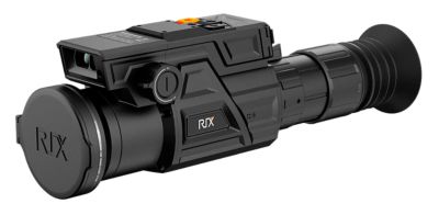 Rix Optics 3x 60mm DBH D6 Thermal Scope, 640x512, 6x Zoom Digital, 12 Microns, 60 Hz, Black