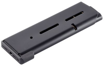 Wilson Combat 8 Round 45 ACP Magazine for 1911 Officer, Detachable w/ Steel Floor Plate, Black, Steel