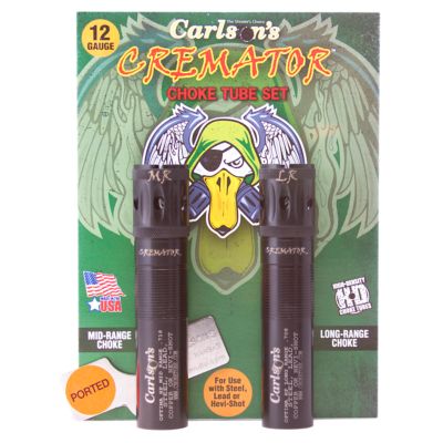 Carlsons Cremator Choke Tube for Beretta Optima HP, 12 Gauge, Mid/Long Range, Ported, 17-4 Stainless Steel