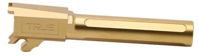 True Precision Inc 9mm Luger Sig Barrel for Sig P365XL/P365X-MACRO, 3.70 in., Fluted, Gold TiN, Stainless Steel